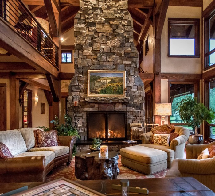 How to decorate family room with brick fireplace