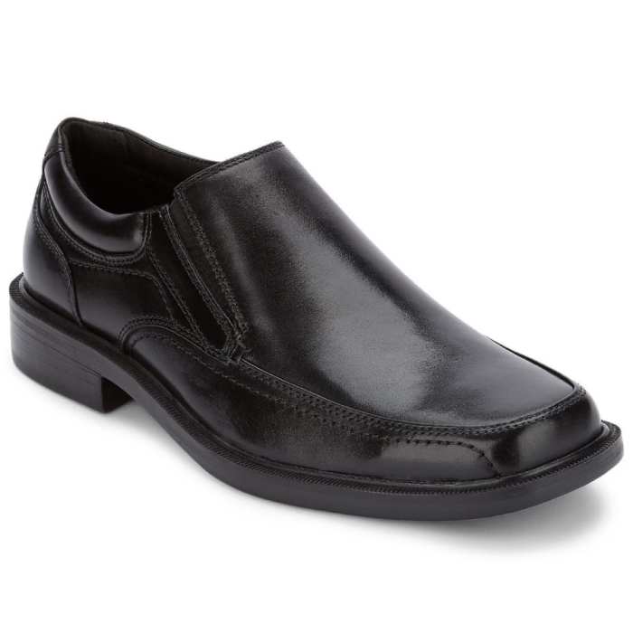 Slip on dress shoes mens black