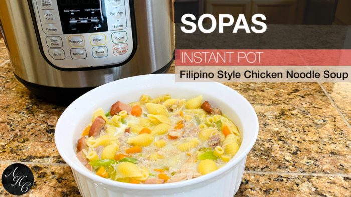 How to cook sopas pinoy style