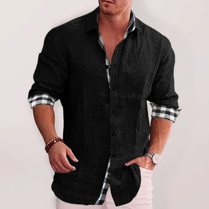 Button up dress shirts men